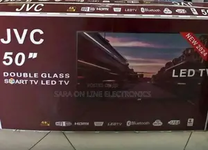 JVC 50" Smart LED TV – UHD, Android 14, 2024 Model