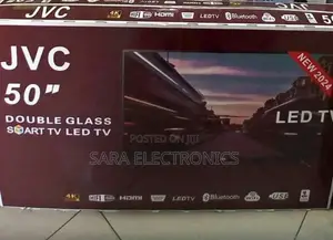 JVC 50" Smart LED TV – UHD, Android 14, 2024 Model