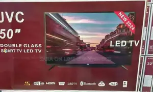 JVC 50" Smart LED TV – UHD, Android 14, 2024 Model