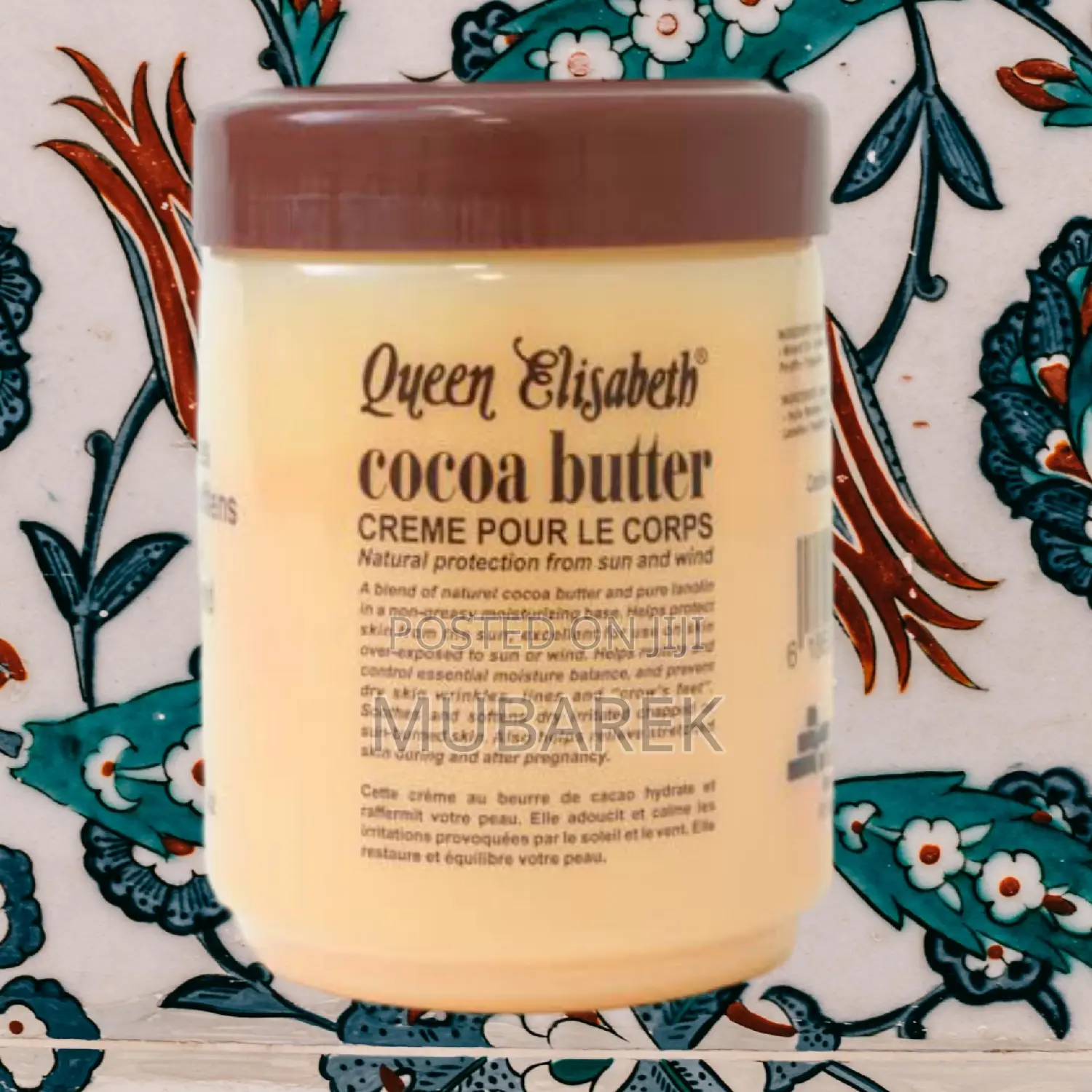 Queen Elisabeth Cocoa Butter: Hydrates and Protects
