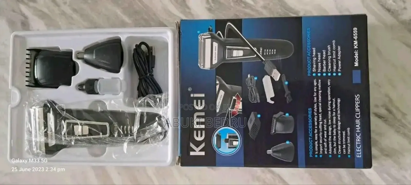 Kemei 3in1 Hair Clipper