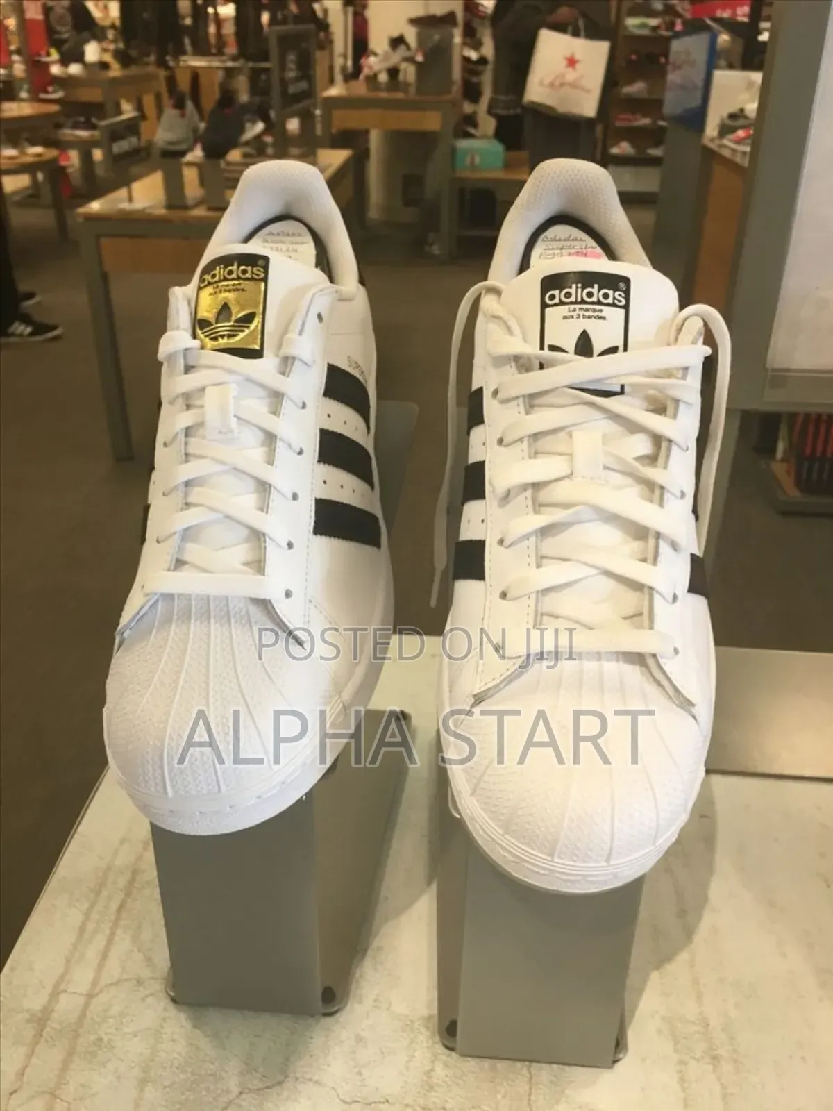 Adidas Superstar Black Strips High Quality Shoed for You