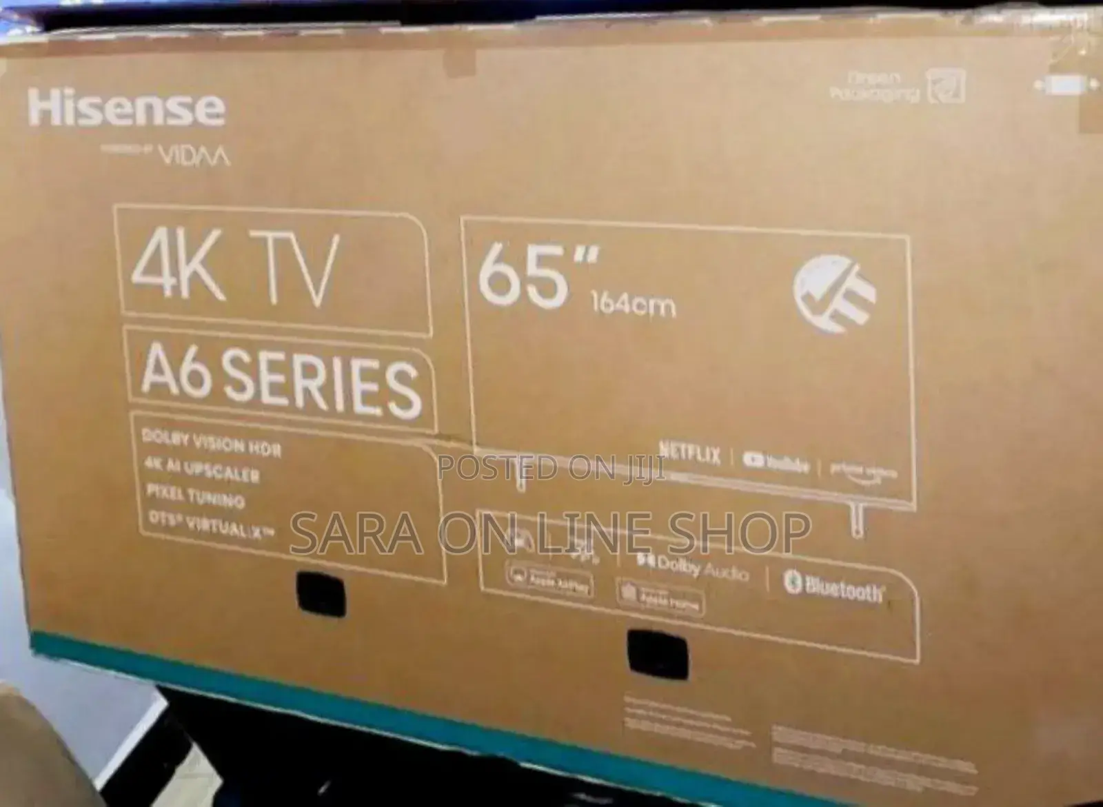 Hisense 65" A6 Series Smart UHD TV – Android 14