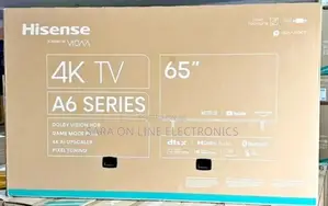 Hisense 65" A6 Series Smart UHD TV – Android 14