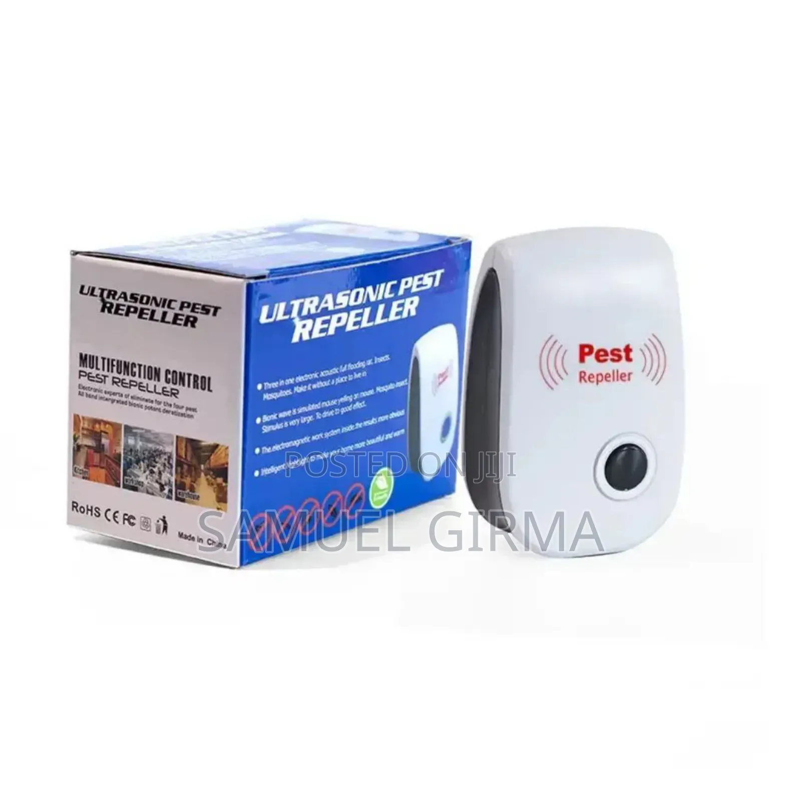 Ultrasonic Pest Repeller
በቤት ውስጥ ሶኬት ላይ የሚሰካ