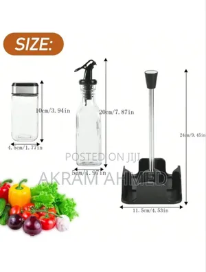 Vinegar and Olive Oil Bottle