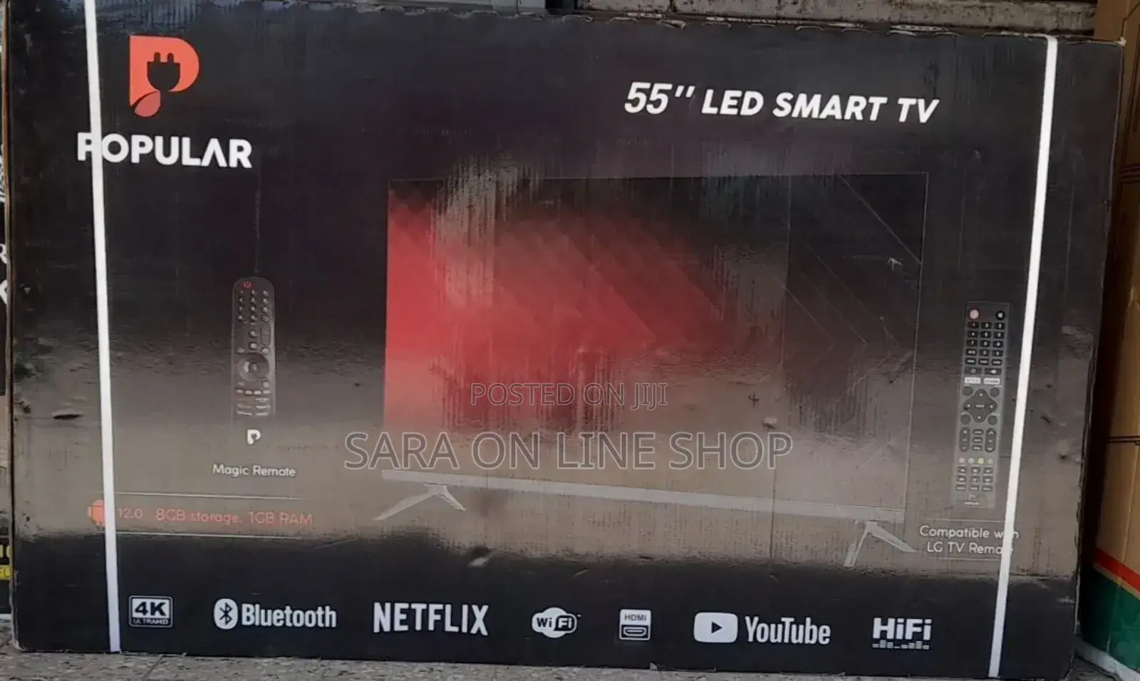 POPULAR 55" Smart Android TV – UHD, 10-Year Warranty