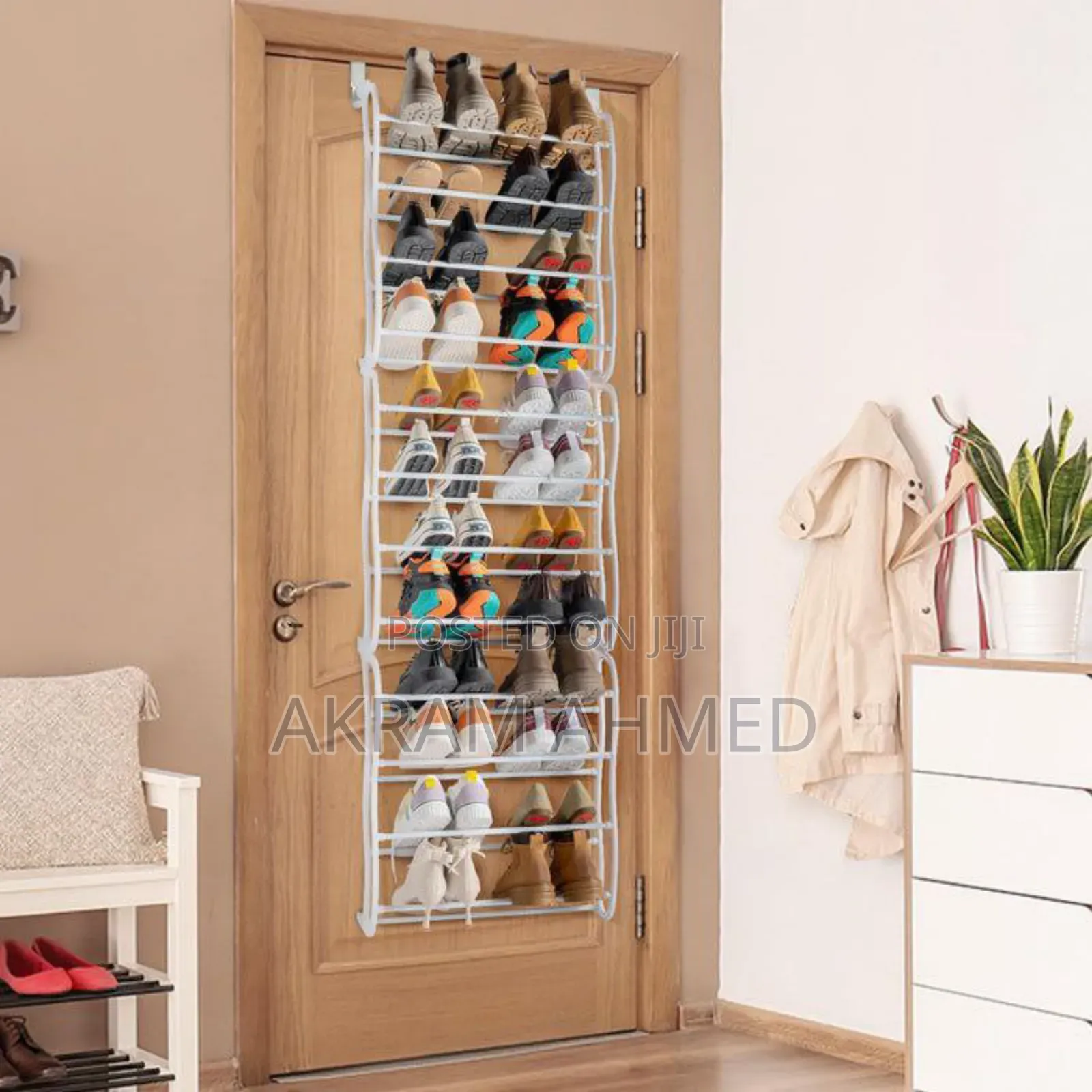 36 Pairs Over Door Shoe Rack