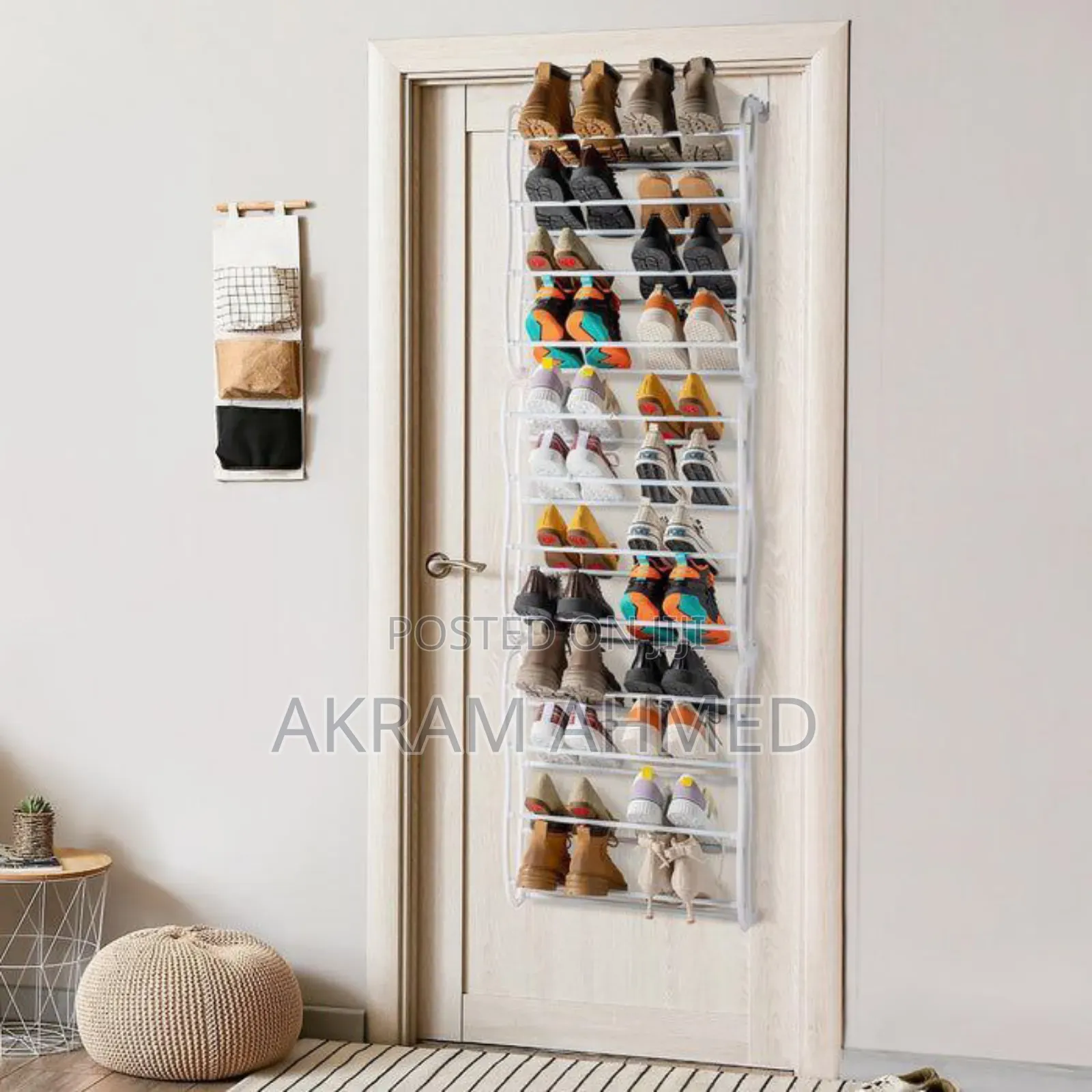 36 Pairs Over Door Shoe Rack