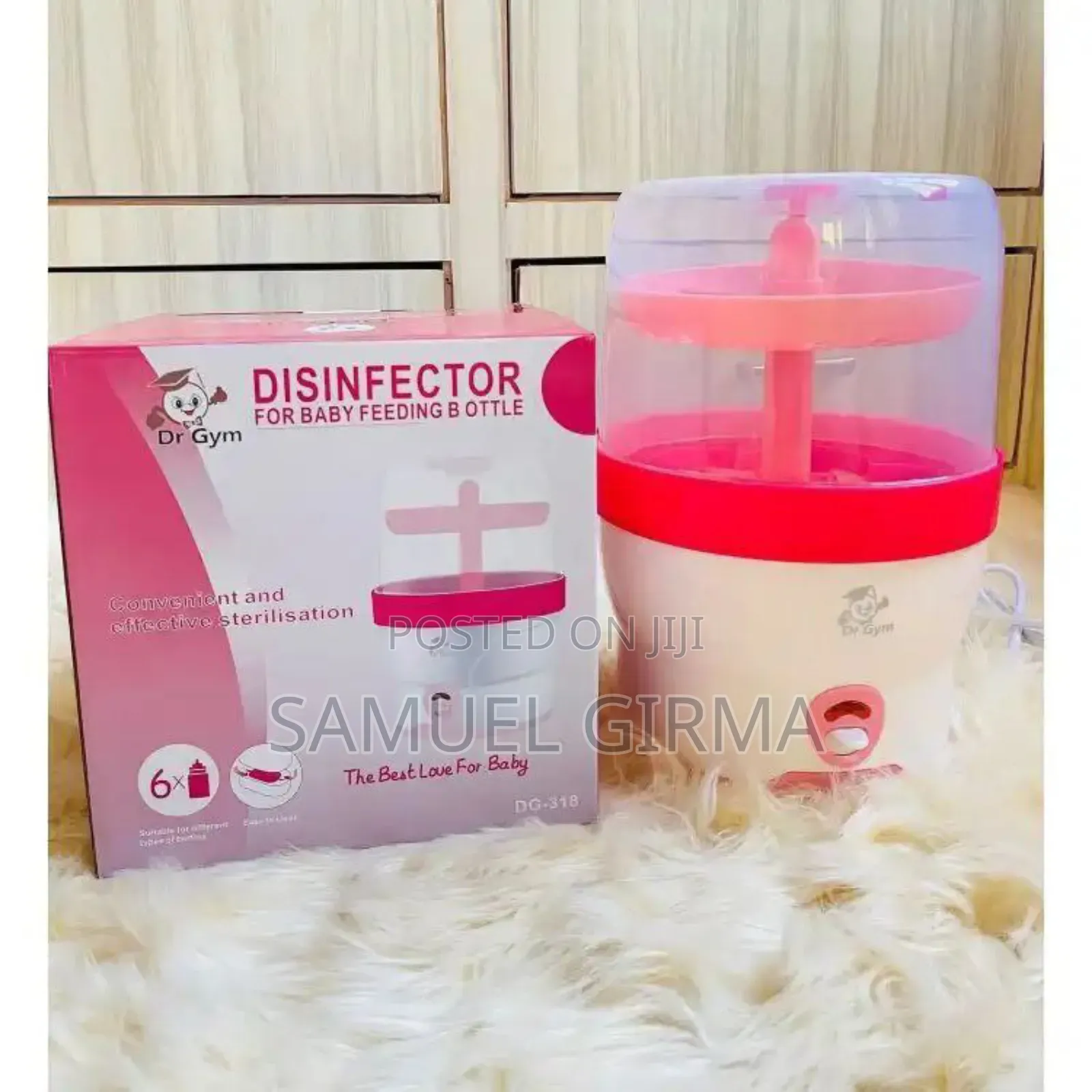 Dr Gym Baby Bottle
 Disinfecter
ምቹ እና አስተማማኝ የጡጦ
መቀቀያ