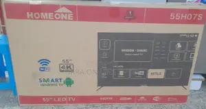 HOME ONE 55" Smart Android TV – Ultra HD, Wifi, Youtube
