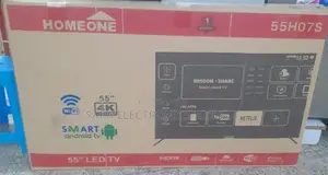 HOME ONE 55" Smart Android TV – Ultra HD, Wifi, Youtube