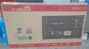 HOME ONE 55" Smart Android TV – Ultra HD, Wifi, Youtube
