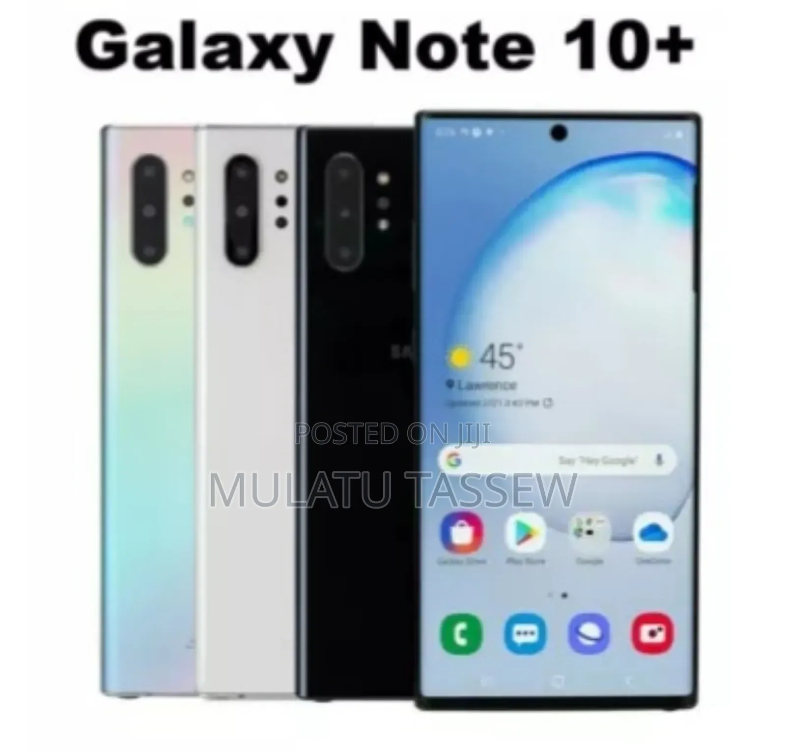 Samsung Galaxy Note 10 Plus 5G 256 GB Silver