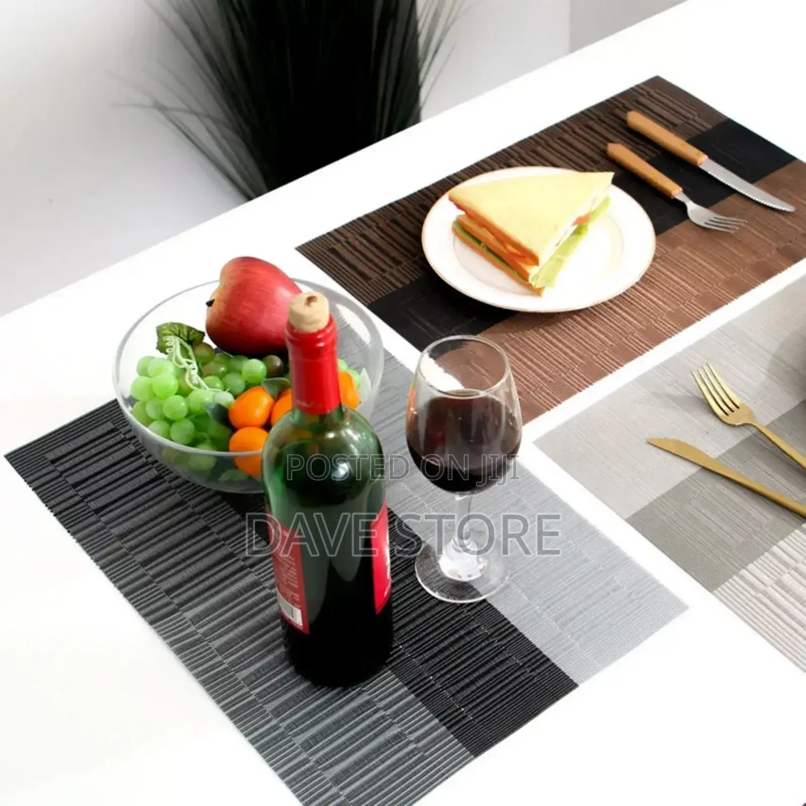 4 PCS Washable Table Mats