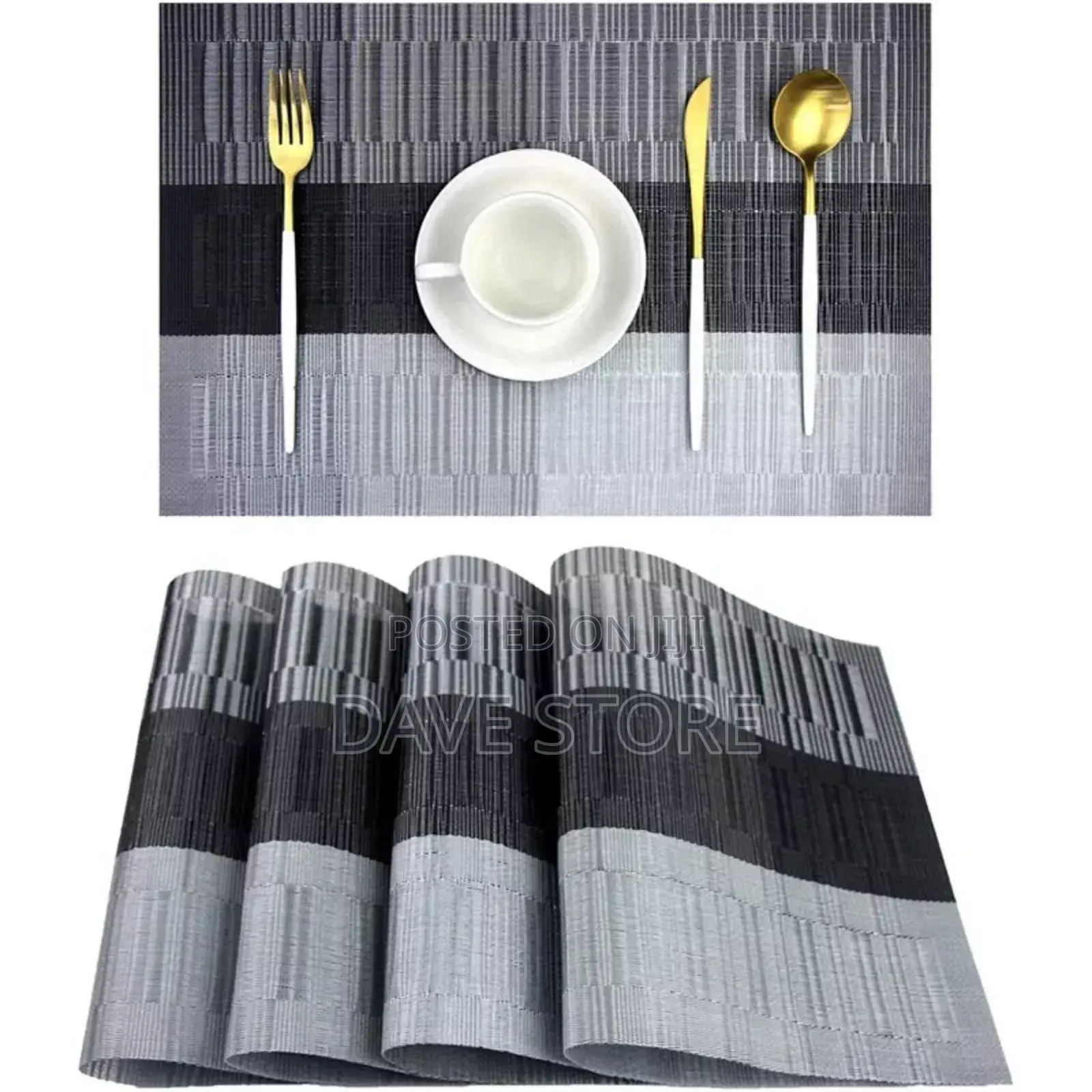 4 PCS Washable Table Mats
