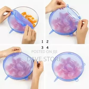 Super Stretch Silicon Lids ( 6 Pack )