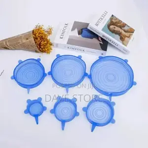 Super Stretch Silicon Lids ( 6 Pack )