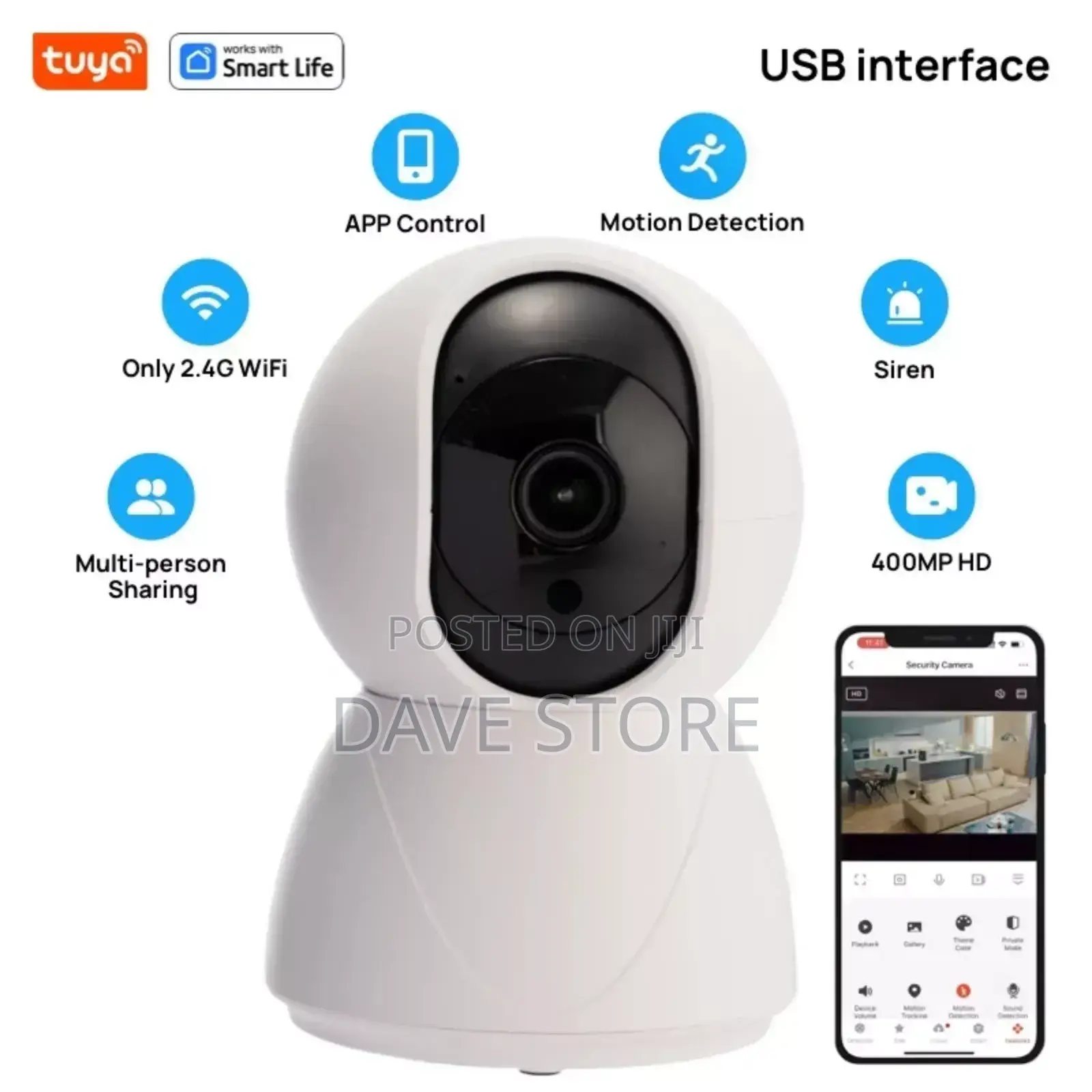 Mi 360° Rotation Security Camera 