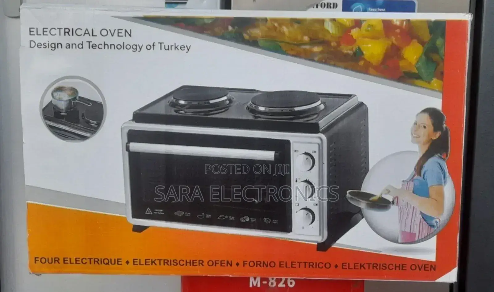 Electric Oven – Multi-Function With Dual Hotplates