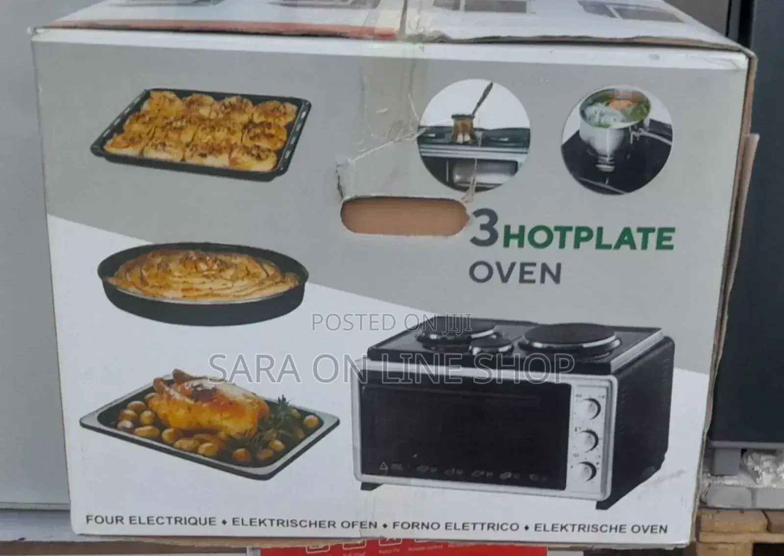 Electric Oven – Multi-Function With Dual Hotplates