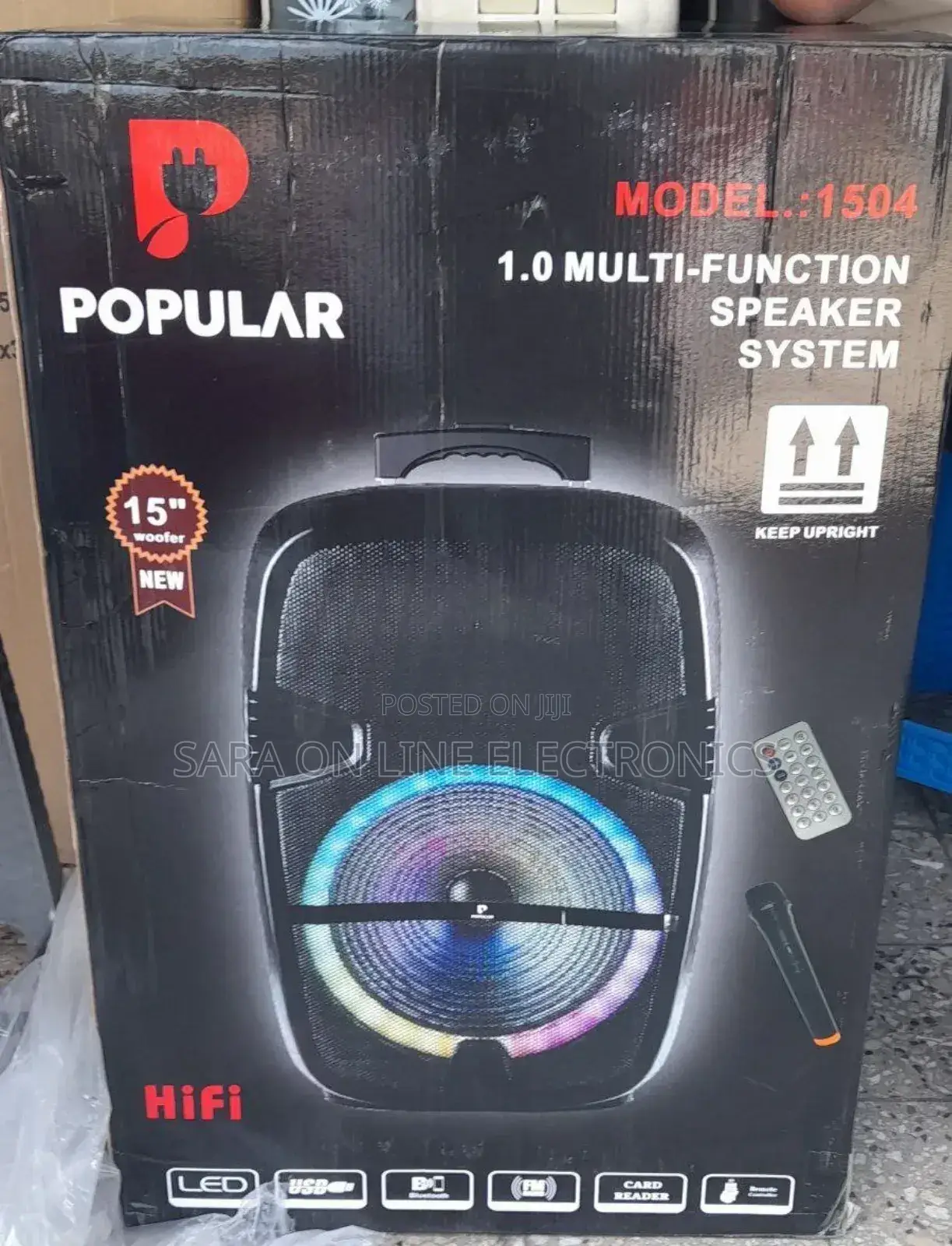 ▩Popular 15" Wireless Speaker ● 3 Years Warranty ●Free Delivery