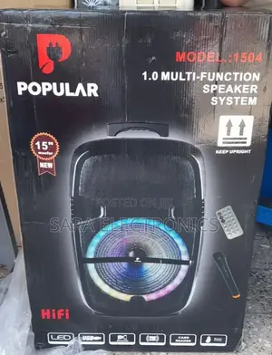 ▩Popular 15" Wireless Speaker ● 3 Years Warranty ●Free Delivery