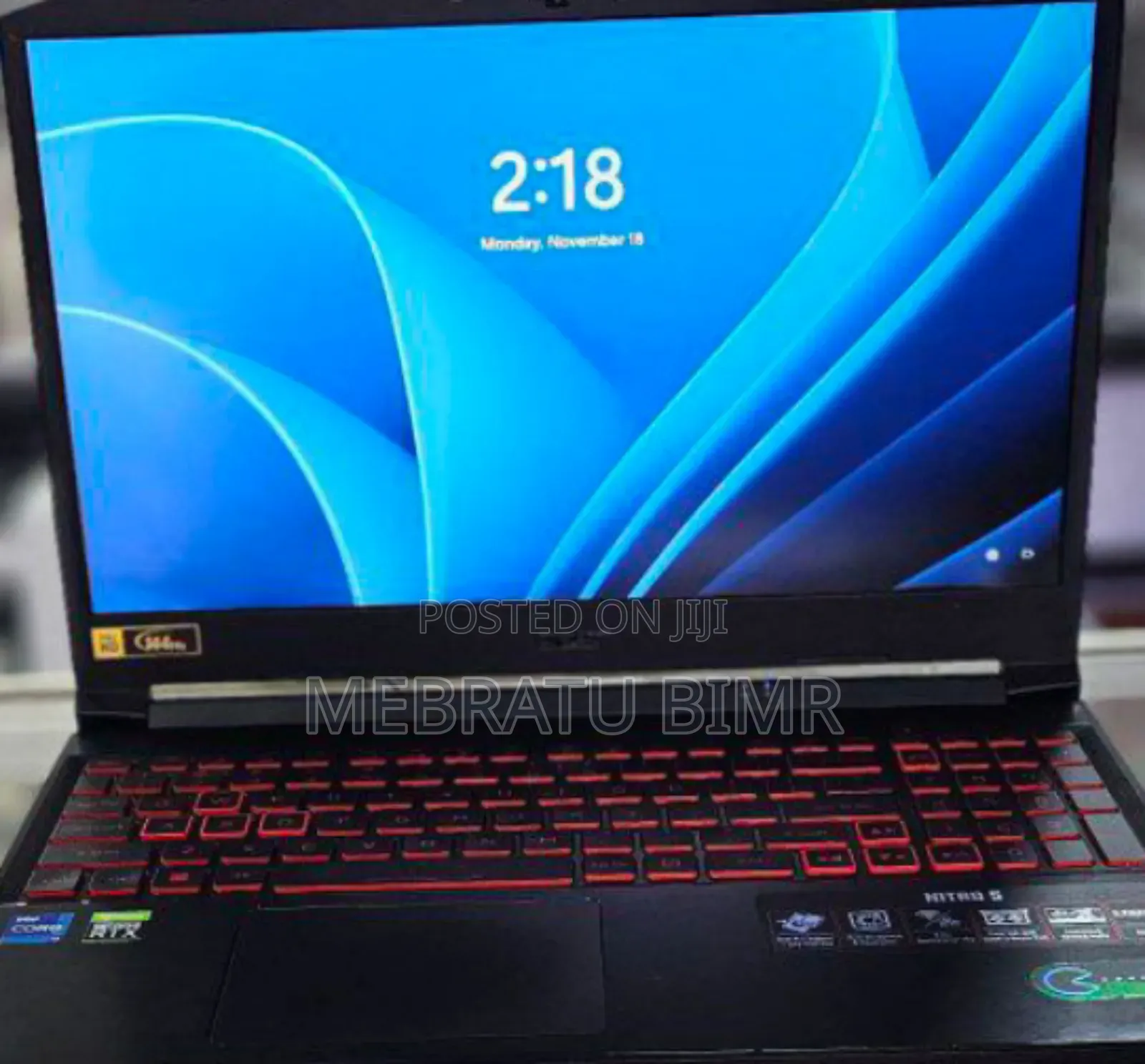 New Laptop Acer Nitro 5 16GB Intel Core I7 SSD 512GB