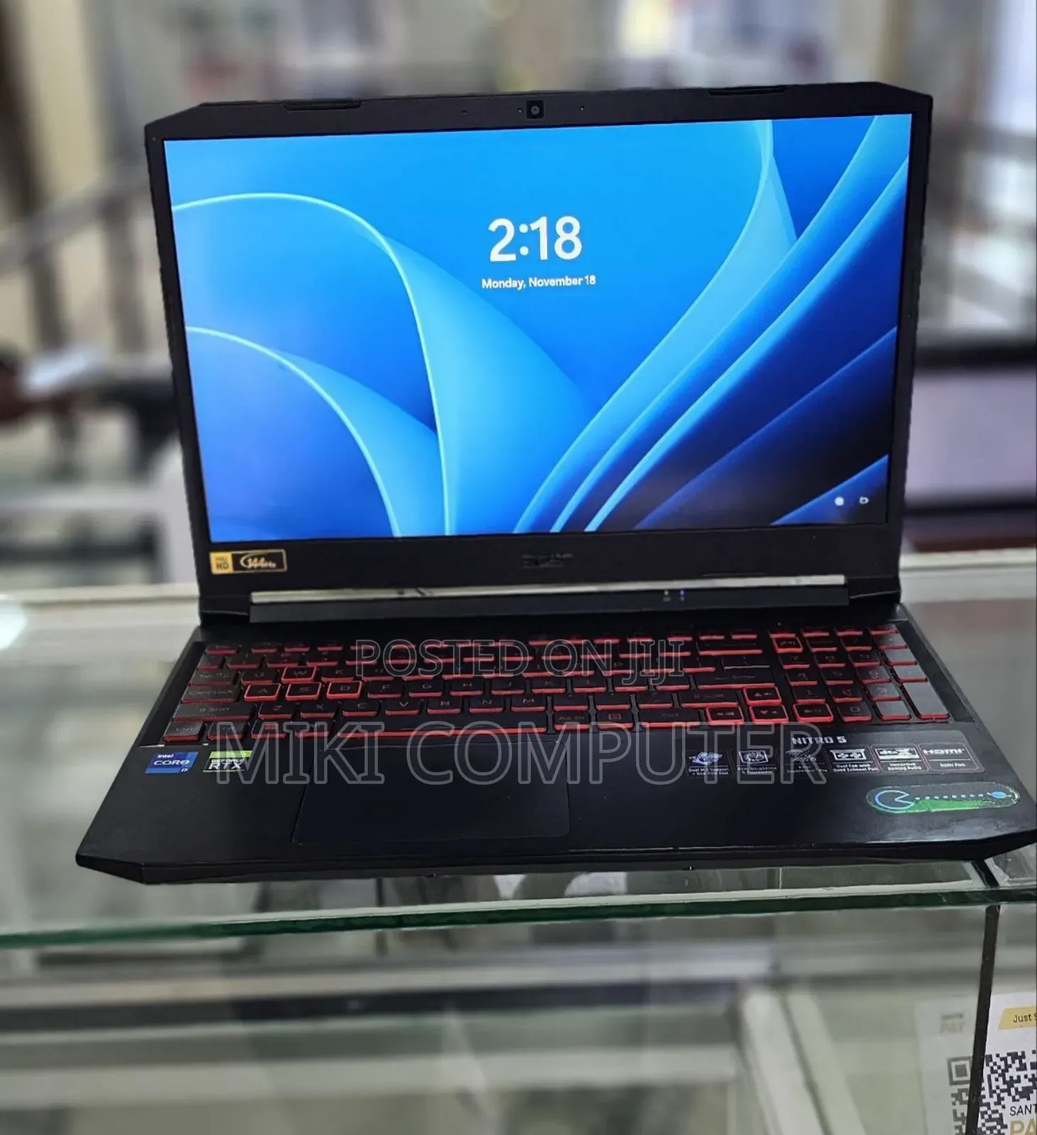 New Laptop Acer Nitro 5 16GB Intel Core I7 SSD 512GB