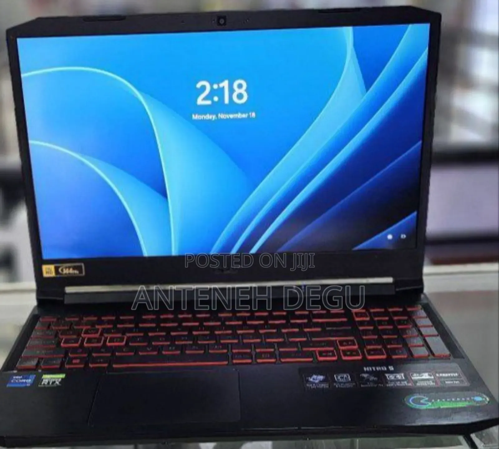 New Laptop Acer Nitro 5 16GB Intel Core I7 SSD 512GB