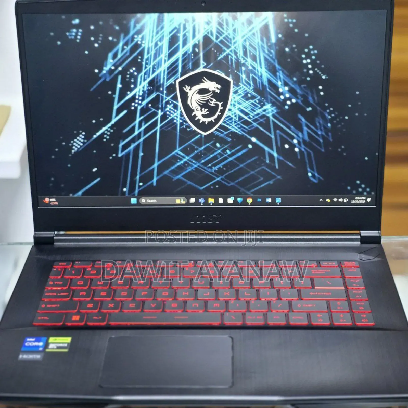 New Laptop MSI GF63 16GB Intel Core I7 SSD 1T