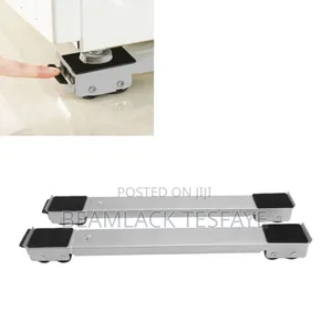 Adjustable Moving Roller Wheels Stand With Brake.