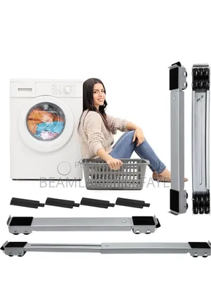 Adjustable Moving Roller Wheels Stand With Brake.