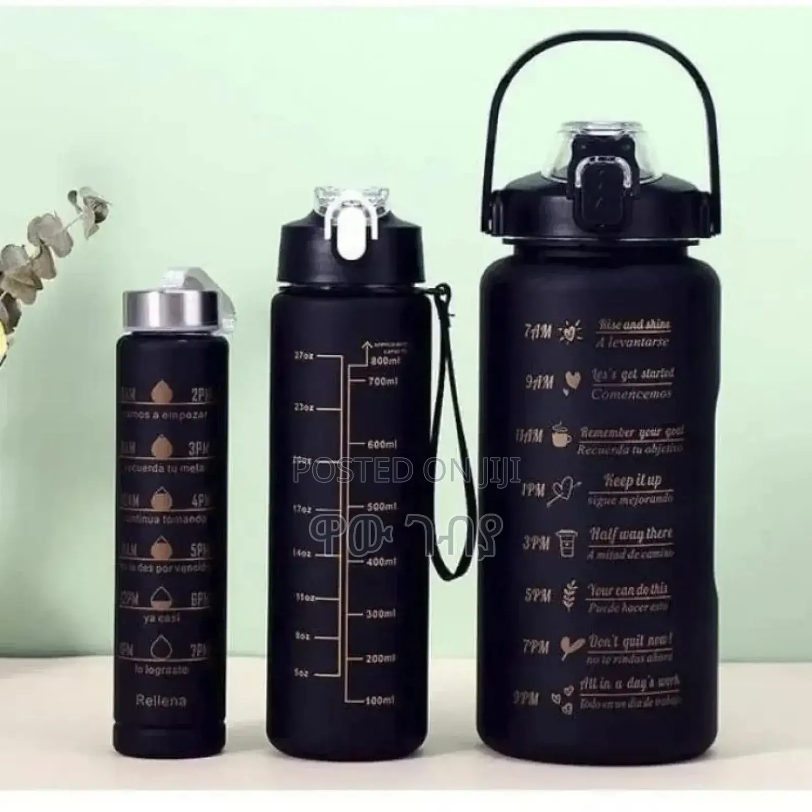 3in1 Colorful Water Bottle High Quality