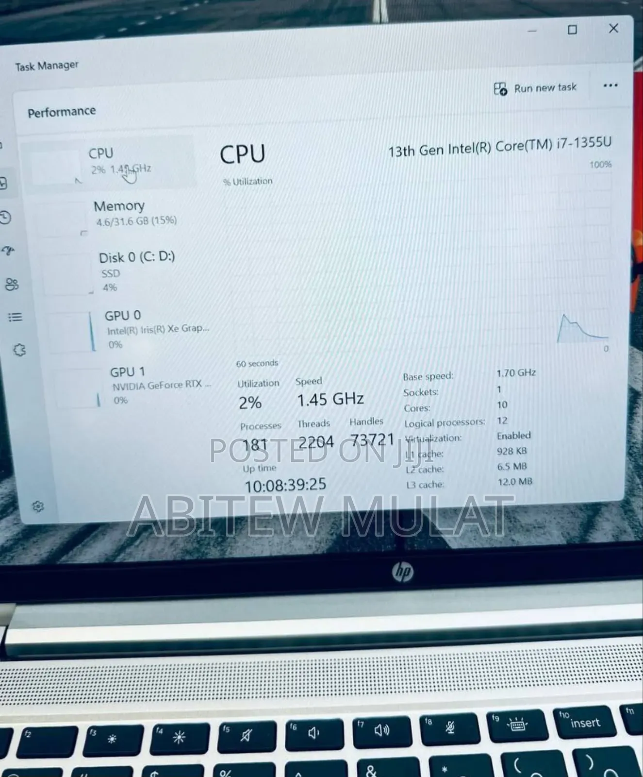 New Laptop HP ProBook 440 G10 32GB Intel Core I7 SSD 1T