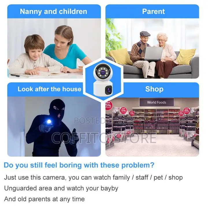 1080P HD IP CCTV PTZ Camera Wifi Network Camera