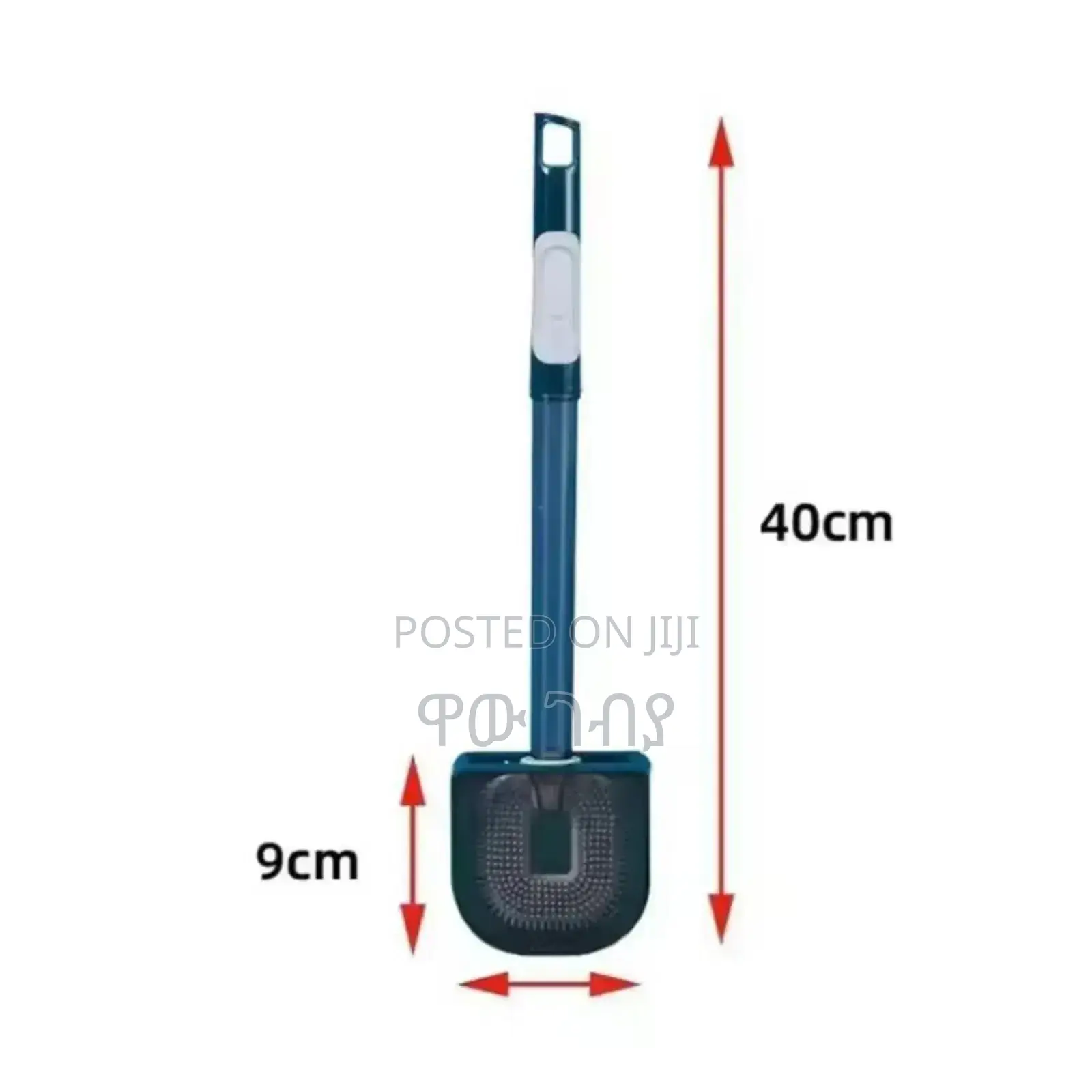 Wall-Mounted Toilet Cleaning Brush With Brush Holder