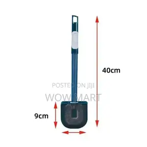 Wall-Mounted Toilet Cleaning Brush With Brush Holder