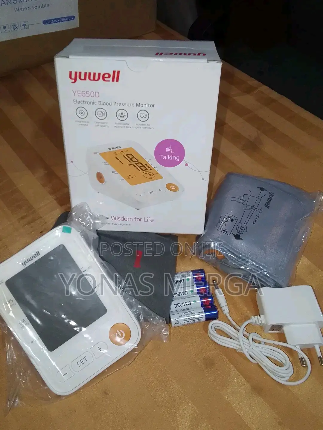 Digital Blood Pressure Monitor=YE660D(Yuwell)8፬bp Monitoring