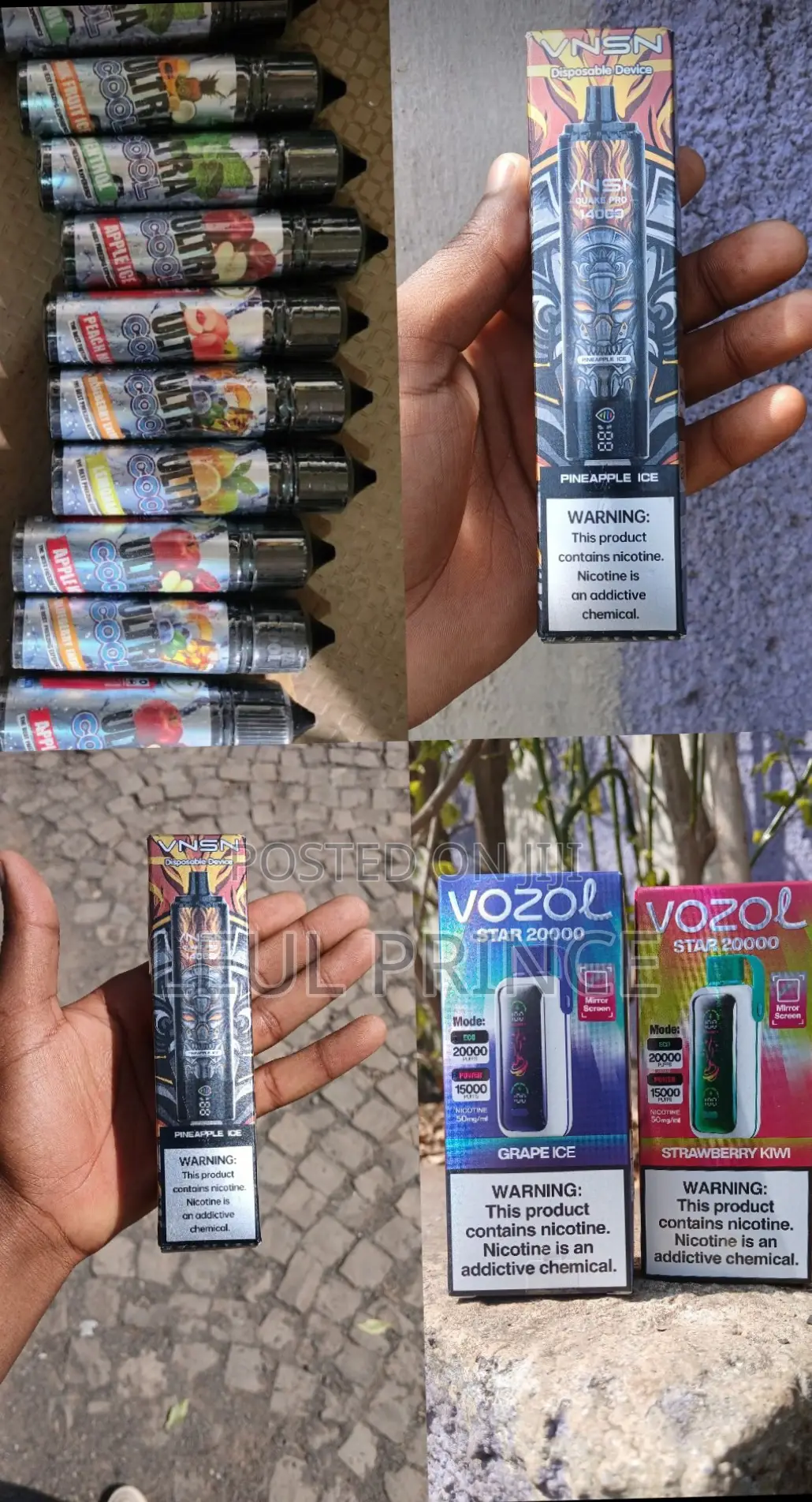 Vape N Oil Different Flavour