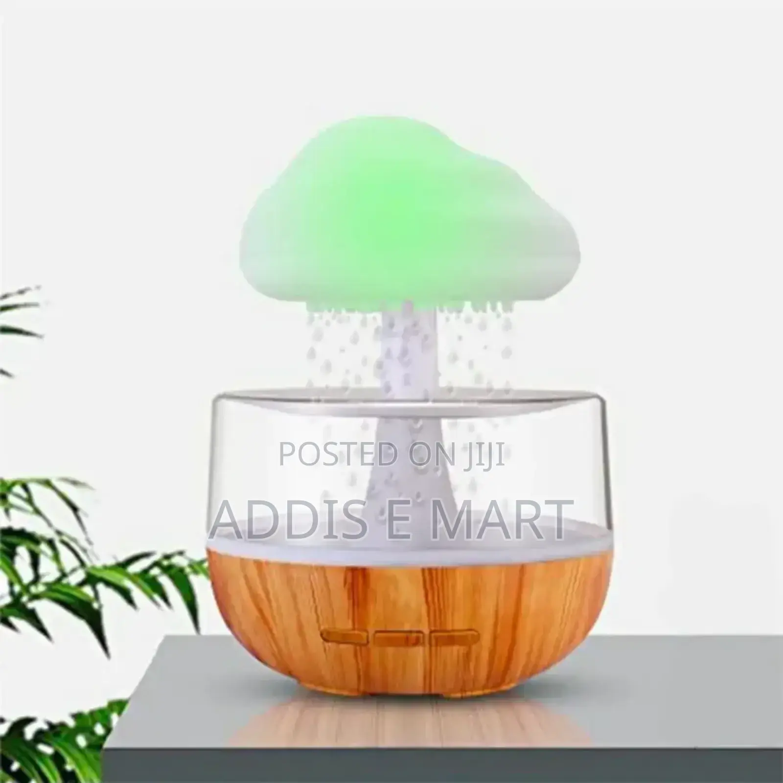 7 አይነት ቀለም ያለው Cloud Rain Humidifier