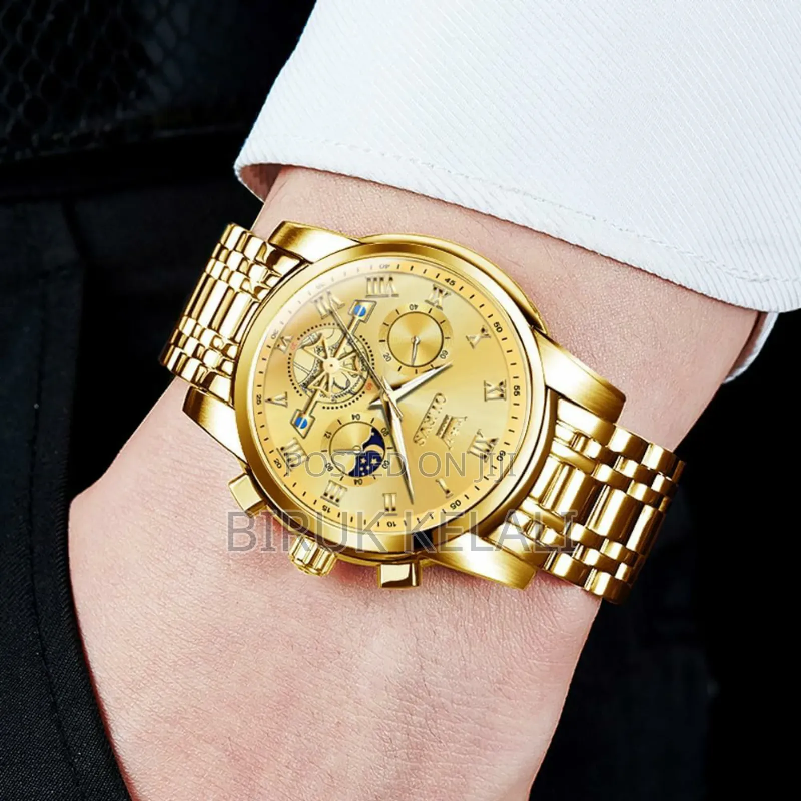 Olevs Luxury Unique Watch for Men's