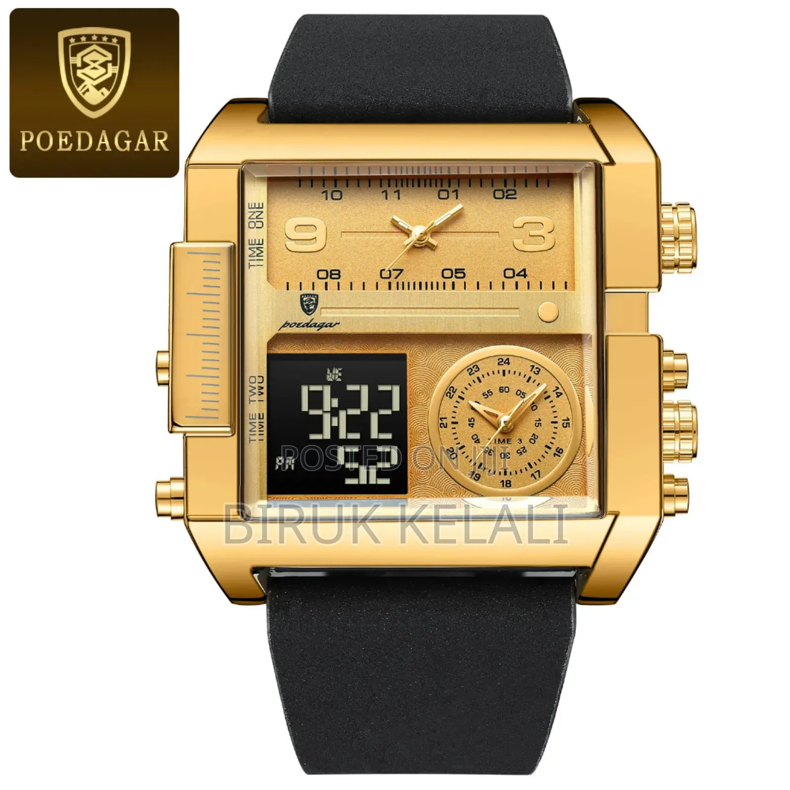 Poedagar Elegance Square Unique Watch