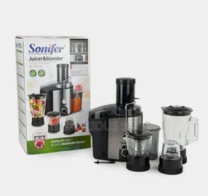 Photo - Sonifer 4 In 1 Juicer /Blender /Mincer/ Grinder - Glass Jar