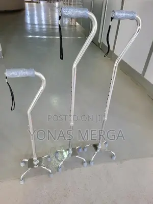 Photo - Walking Stick+Cane~Four-Point Base: Provides a Wider Support