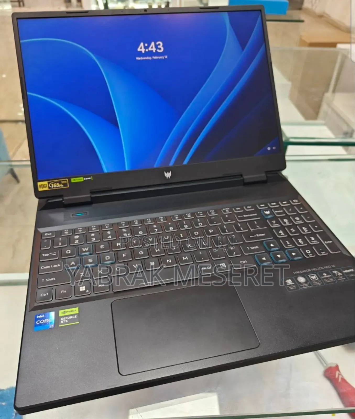 New Laptop Acer Predator Helios Neo 16 16GB Intel Core I9 SSD 1T