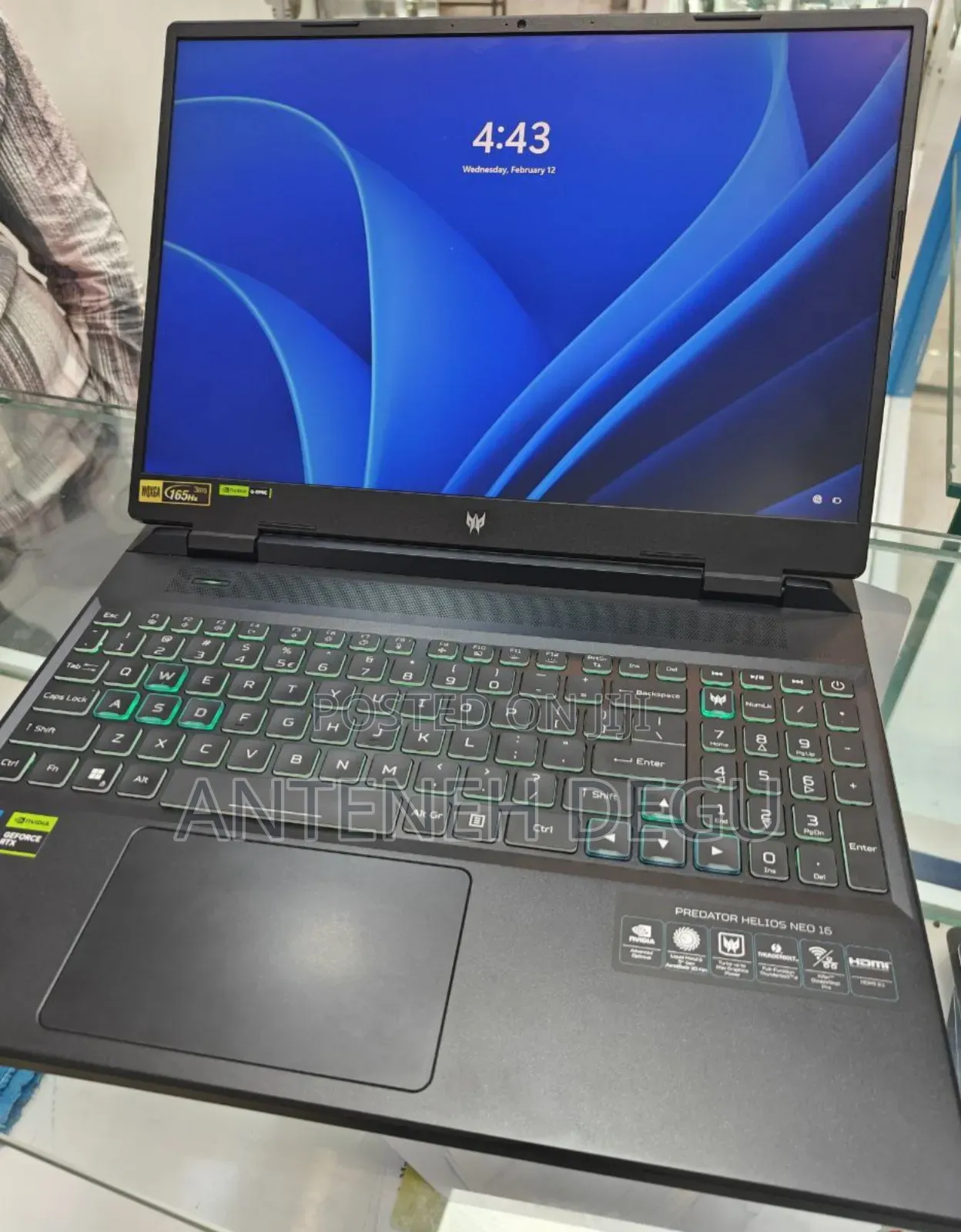 New Laptop Acer Predator Helios Neo 16 16GB Intel Core I9 SSD 1T