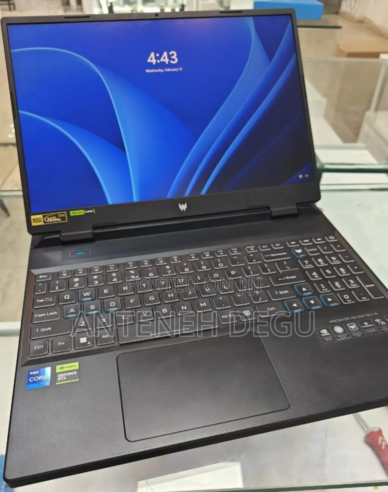 New Laptop Acer Predator Helios Neo 16 16GB Intel Core I9 SSD 1T