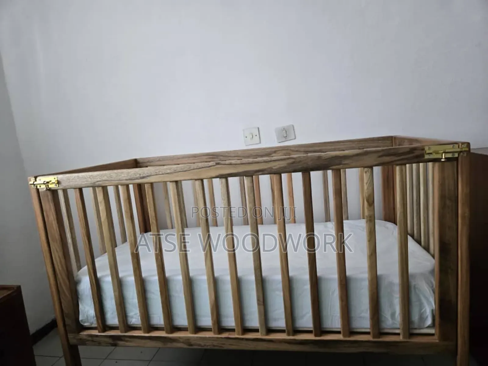 BABY CRIB. Length 125cm, Width 65cm, Height 100cm