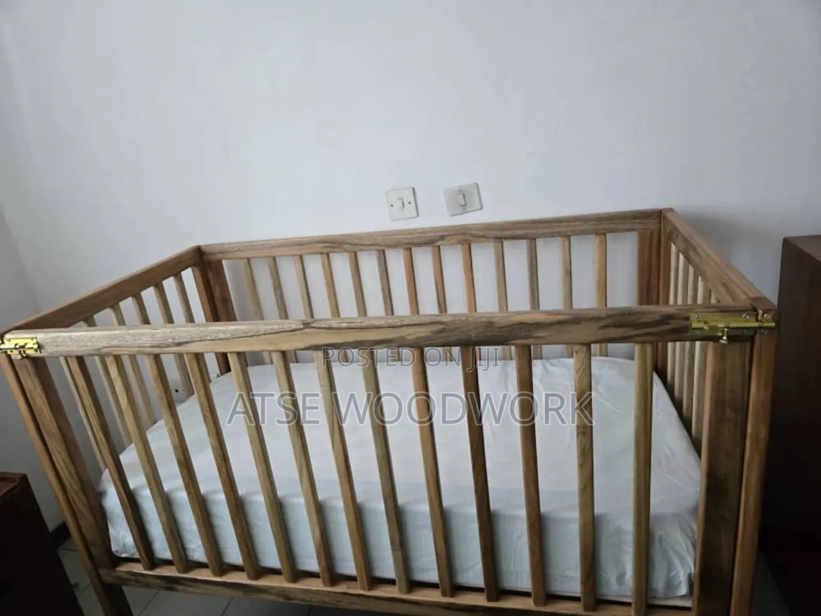 BABY CRIB. Length 125cm, Width 65cm, Height 100cm